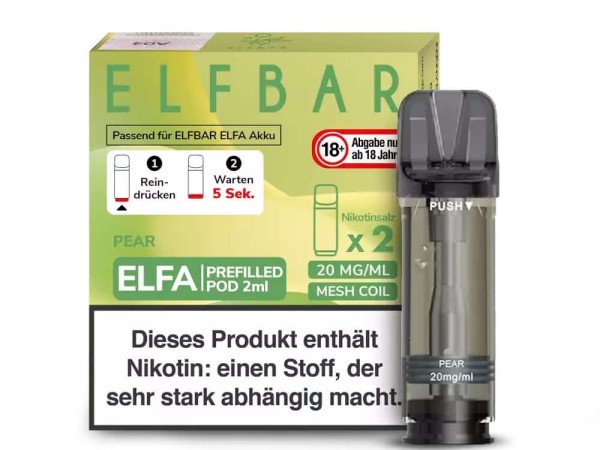 ELFBAR Elfa Pod Pear 2er Pack