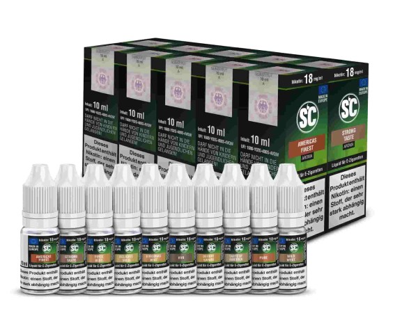 SC Liquid 10ml Tobacco Probierbox