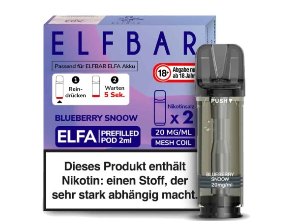 ELFBAR Elfa Pod Blueberry Snoow