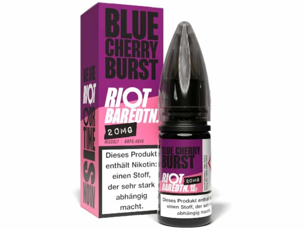 Riot Squad - BAR EDTN. - Blue Cherry Burst - Nikotinsalz Liquid