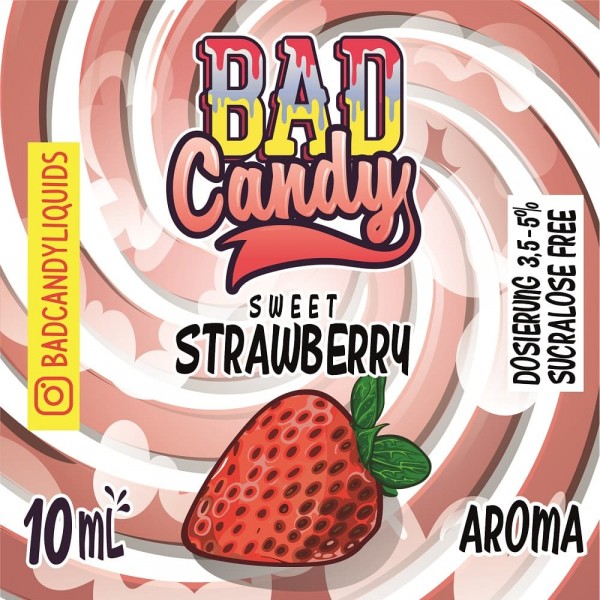 Bad Candy Vape Aroma - 10ml - Sweet Strawberry