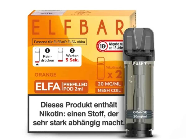 ELFBAR Elfa Pod Orange 2er Pack